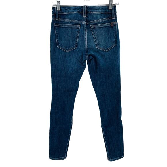 Joes Jeans Mary Blue Denim Skinny Ankle Mid Rise Distressed Torn Y2K Jeans W25 - Picture 2 of 13